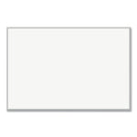 Magnetic Dry Erase Board with Aluminum Frame, 70 x 47, White Surface, Silver Frame