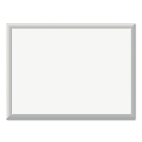 Magnetic Dry Erase Board with Aluminum Frame, 23 x 17, White Surface, Silver Frame