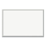 Magnetic Dry Erase Board with Aluminum Frame, 35 x 23, White Surface, Silver Frame