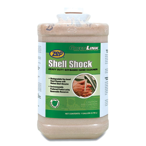 Shell Shock Heavy Duty Soy-Based Hand Cleaner, Cinnamon, 1 gal Bottle