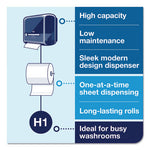 Advanced Matic Hand Towel Roll, 2-Ply, 7.7" x 525 ft, White, 643/Roll, 6 Rolls/Carton