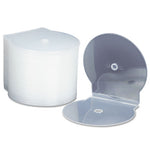 7045015547681, SKILCRAFT C-Shell CD Cases, Clear, 25/Pack