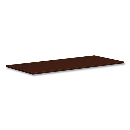 Mod Worksurface, Rectangular, 66w x 30d, Traditional Mahogany