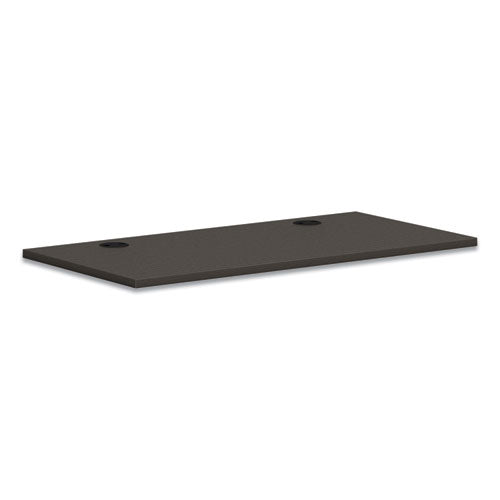 Mod Worksurface, Rectangular, 48w x 24d, Slate Teak