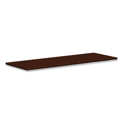 Mod Worksurface, Rectangular, 66w x 24d, Traditional Mahogany