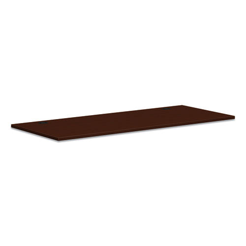 Mod Worksurface, Rectangular, 72w x 30d, Traditional Mahogany