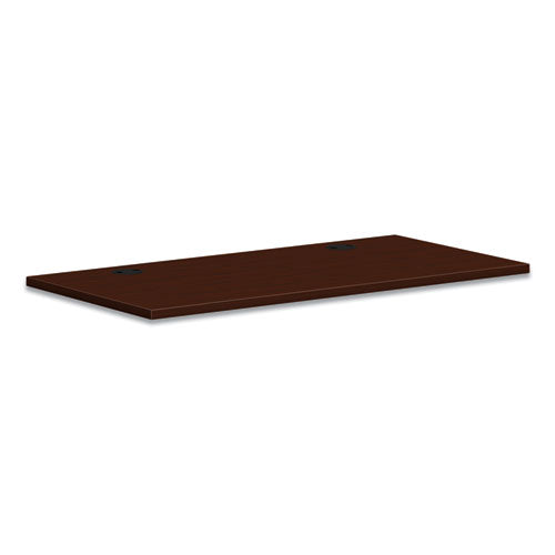 Mod Worksurface, Rectangular, 48w x 24d, Traditional Mahogany