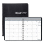 14-Month Recycled Ruled Monthly Planner, 11 x 8.5, Black Cover, 14-Month (July to Aug): 2023 to 2024