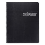 14-Month Recycled Ruled Monthly Planner, 11 x 8.5, Black Cover, 14-Month (July to Aug): 2023 to 2024