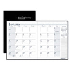 Recycled Ruled 14-Month Planner with Leatherette Cover, 10 x 7, Black Cover, 14-Month (Dec to Jan): 2023 to 2025