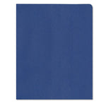 7510005842489 SKILCRAFT Double Pocket Portfolio, 0.38" Capacity, 11 x 8.5, Dark Blue, 25/Box