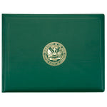 7510007557077 SKILCRAFT Award Certificate Holder, 8.5 x 11, Army Seal, Green/Gold