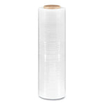 Extended Core Blown Stretch Wrap, 18" x 1,500 ft, 79-Gauge, Clear, 4/Carton