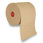 J-Series Hardwound Paper Towels, 1-Ply, 8 x 800 ft, Natural Kraft, 6 Rolls/Carton