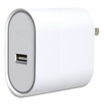 Wall Charger, USB-A Port, White