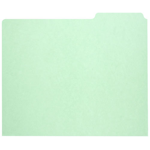 7530009886515 SKILCRAFT File Guide Card, 3-Tab, 11.75 x 10, Light Green, 1 Set