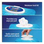 Disinfecting Wipes, Easy Pull Pack, 1-Ply, 8 x 7, Fresh Scent, White, 75 Towels/Box