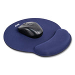 MousePad Pro Memory Foam Mouse Pad with Wrist Rest, 9 x 10, Blue