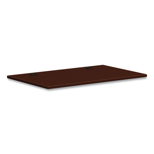 Mod Worksurface, Rectangular, 48w x 30d, Traditional Mahogany