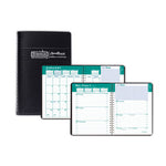 Express Track Recycled Weekly Appointment Book/Monthly Planner, 8 x 5, Black Cover, 13-Month (Jan to Jan): 2024 to 2025