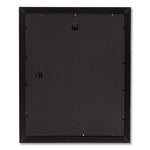 Black Solid Wood Poster Frames with Plastic Window, Wide Profile, 16 x 20