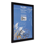 Black Solid Wood Poster Frames with Plastic Window, Wide Profile, 16 x 20