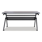 Flip and Nest Table Base, 55.88w x 23.63d x 28.5h, Black