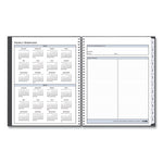 Passages Appointment Planner, 11 x 8.5, Charcoal Cover, 12-Month (Jan to Dec): 2024