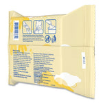 Hand and Body Wipes, Travel Pack, 1-Ply, Nonwoven Fiber, 7.3 x 7.5, Unscented, White, 25 Wipes/Pack