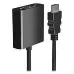 HDMI to VGA Adapter, 6", Black