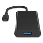 USB 3.0 Type-C Hub, 4 Ports, Black