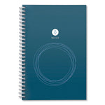 Wave Smart Reusable Notebook, Dotted Rule, Blue Cover, (40) 8.9 x 6 Sheets
