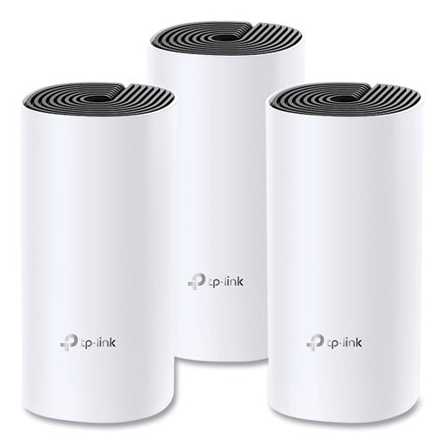 Deco M4 AC1200 Whole Home Mesh Wi-Fi System, 2 Ports, Dual-Band 2.4 GHz/5 GHz