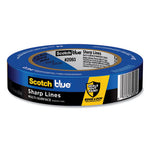 Sharp Lines Multi-Surface Painter's Tape, 3" Core, 0.94" x 60 yds, Blue