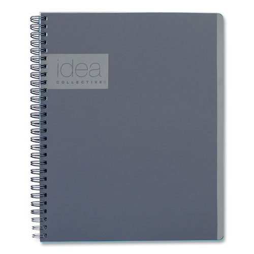 Idea Collective Professional Notebook, 1-Subject, Medium/College Rule, Gray Cover, (80) 9.5 x 6.62 Sheets