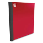 Three-Subject Notebook, Twin-Wire, Medium/College Rule, Red Cover, (150) 11 x 8.5 Sheets