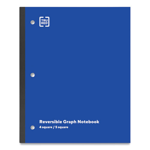 Wireless One-Subject Notebook, Quadrille Rule, Blue Cover, (80) 11 x 8.5 Sheets