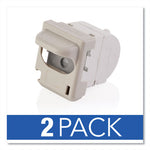 Desktop Electric Stapler Cartridge, 0.25" Leg, 0.5" Crown, Steel, 1,500/Cartridge, 2 Cartridges/Box, 3000/Box