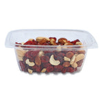 PLA Rectangular Deli Containers, 12 oz, 4.8 x 5.9 x 2.1, Clear, Plastic, 900/Carton