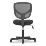 1-Oh-One Mid-Back Task Chairs, Supports Up to 250 lb, 17" to 22" Seat Height, Black