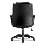 Mid-Back Executive Chair, Supports Up to 225 lb, 19" to 23" Seat Height, Black