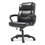 Mid-Back Executive Chair, Supports Up to 225 lb, 19" to 23" Seat Height, Black