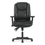 High-Back Executive Chair, Supports Up to 225 lb, 17" to 20" Seat Height, Black