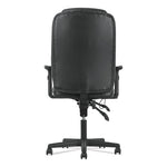 High-Back Executive Chair, Supports Up to 225 lb, 17" to 20" Seat Height, Black