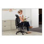 VL532 Mesh High-Back Task Chair, Supports Up to 250 lb, 17" to 20.5" Seat Height, Black