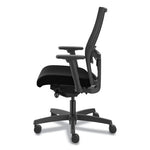 Ignition 2.0 4-Way Stretch Mid-Back Mesh Task Chair, Adjustable Lumbar Support, Black Seat/Back, Black Base