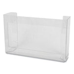 Clear Plexiglas Disposable Glove Dispenser, 3-Box, Plexiglas, Clear, 18 x 3.75 x 10