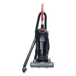 FORCE QuietClean Upright Vacuum SC5845B, 15" Cleaning Path, Black