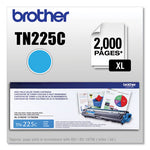 TN225C High-Yield Toner, 2,200 Page-Yield, Cyan