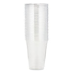 Clear Plastic PETE Cups, 16 oz, 25/Sleeve, 20 Sleeves/Carton